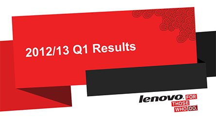 FY2012/13 First Quarter Results
