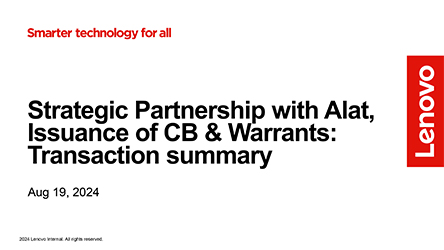 Proposed Strategic Partnership with Alat, Issuance of CB & Warrants