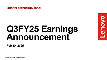 FY2024/25 Third Quarter Results