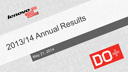 FY2013/14 Annual Results