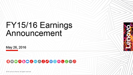 FY2015/16 Annual Results